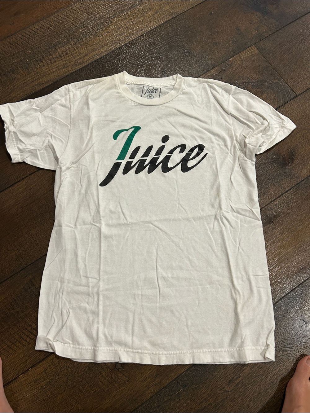 Juice Logo Short Sleeve Tee in White